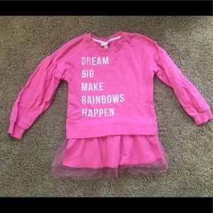 Dream Big Make Rainbows Happen,size 7/8 Cat & Jack